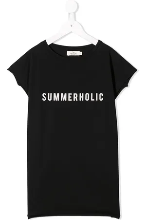 Le pandorine T-shirt-kjole med tryk