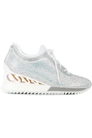LE SILLA Reiko Wave-sneakers med kilehæl