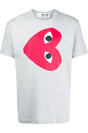 Comme des Garçons T-shirt med hjerte-tryk