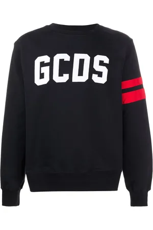 GCDS Sweatshirt med broderet logo