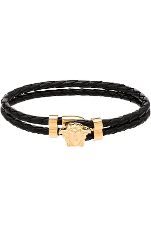 VERSACE La Medusa armbånd i læder