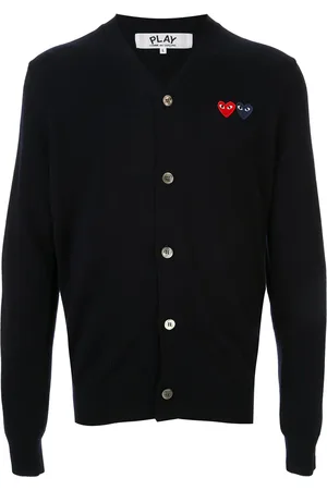 Comme des Garçons Cardigan med broderet logo