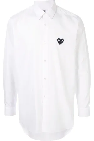 Comme des Garçons Skjorte med broderet logo