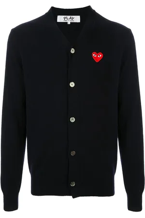 Comme des Garçons Cardigan med broderet logo
