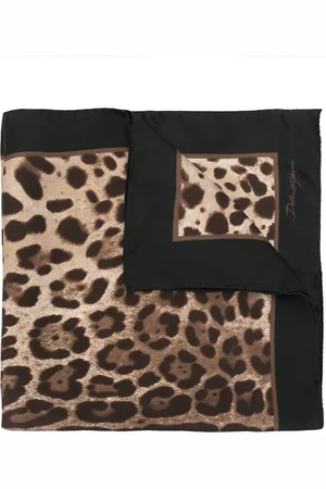 Dolce & Gabbana Tørklæde med leopardtryk