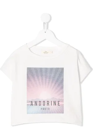 Le pandorine T-shirt i bomuld med grafisk tryk