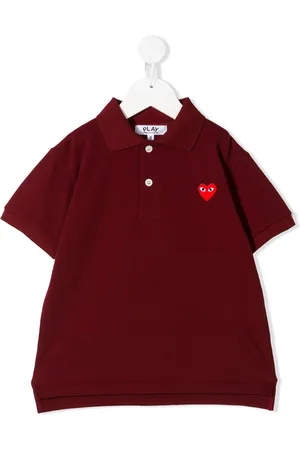 Comme des Garçons Polo med broderet logo