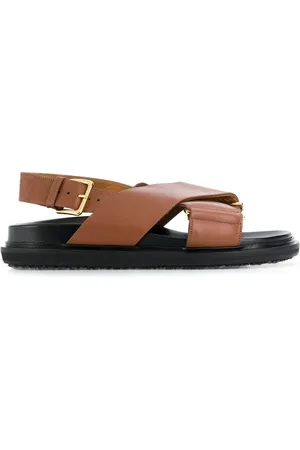 Marni Fussbet sandaler med krydsende remme