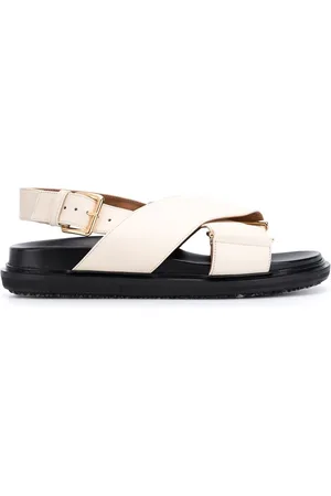 Marni Fussbet sandaler med krydsende remme
