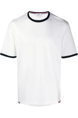 Thom Browne T-shirt med kontrastkant