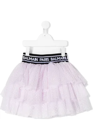 Balmain Polkaprikket tylnederdel