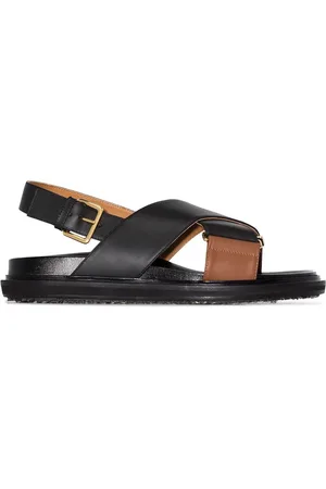 Marni Fussbet sandaler med krydsende remme