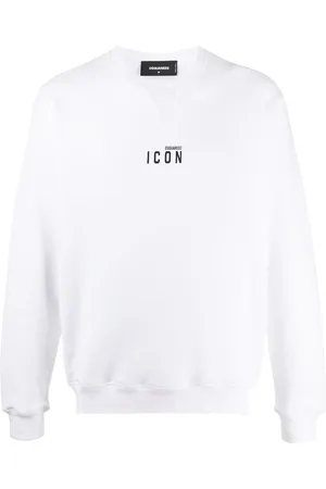 Dsquared2 Sweatshirt med rund hals og lille Icon-tryk