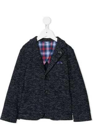 Familiar Skotskternet blazer med bil-broderi