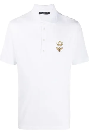 Dolce & Gabbana Polo med broderet emblem
