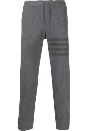 Thom Browne Tonede 4-Bar bukser med smal pasform