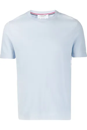 Thom Browne T-shirt i piqué med 4-Bar-detalje