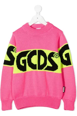 GCDS Striktrøje med colourblocking