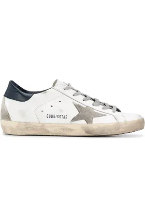 Golden Goose Superstar sneakers med slitageeffekt