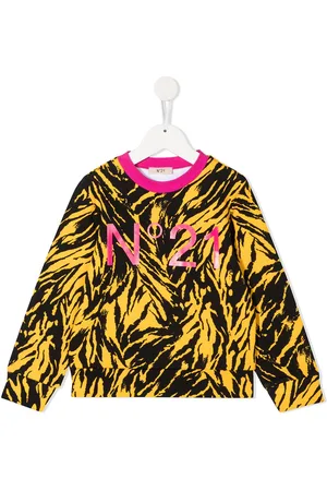 Nº21 Sweatshirt med tigertryk