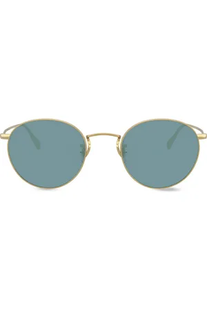 Oliver Peoples Runde solbriller med tonet glas