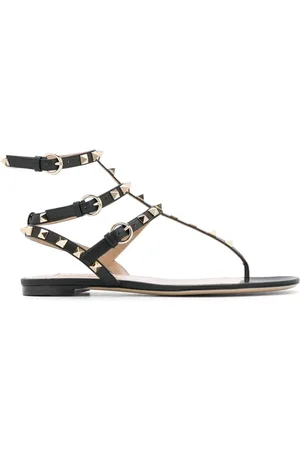 VALENTINO GARAVANI Flade Rockstud sandaler