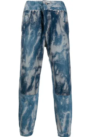AMBUSH Syrevaskede joggingbukser i denim