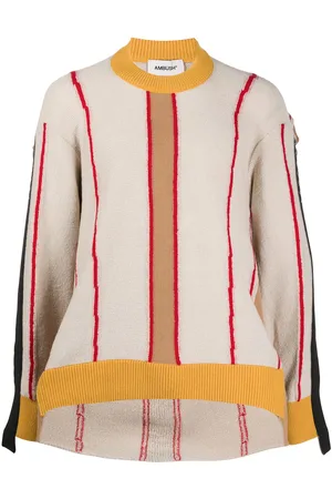 AMBUSH Dekonstrueret sweatshirt med rund hals