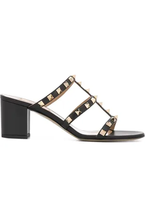 VALENTINO GARAVANI Rockstud lædersandaler