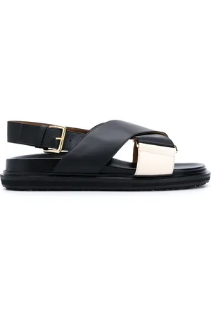 Marni Fussbet sandaler med krydsende remme