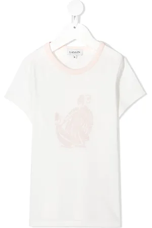 Lanvin Kortærmet T-shirt med broderi