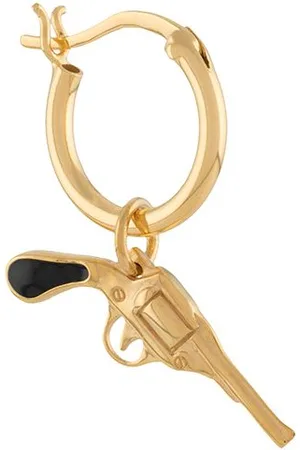 TRUE ROCKS Hoop-ørering med pistolvedhæng