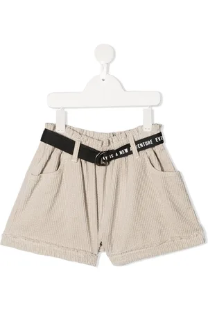 Le pandorine Shorts i fløjl med bælte