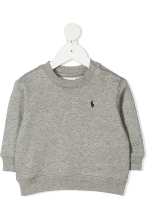 Ralph Lauren Sweatshirt med rund hals og broderet logo