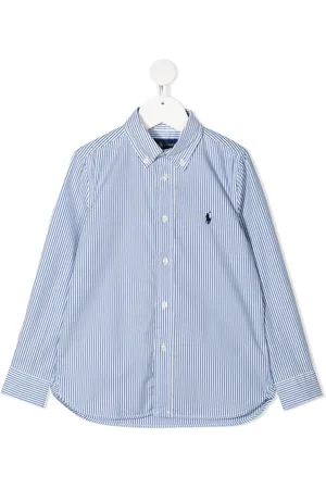 Ralph Lauren Stribet skjorte med logomærke