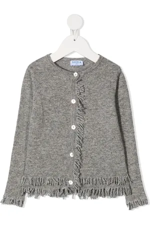 SIOLA Cardigan med frynsekant