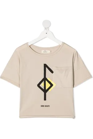Le pandorine T-shirt i økologisk bomuld med grafisk tryk