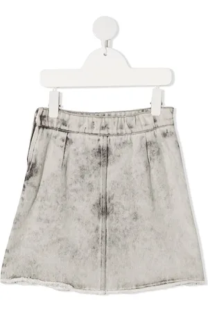 Le pandorine Denimnederdel med stenvasket effekt