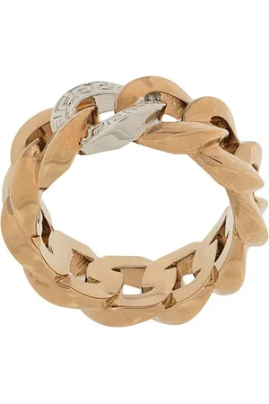 VERSACE Fingerring med Medusa-kæde
