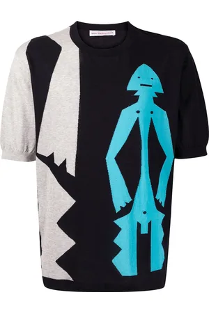 WALTER VAN BEIRENDONCK Mumuye T-shirt i strik
