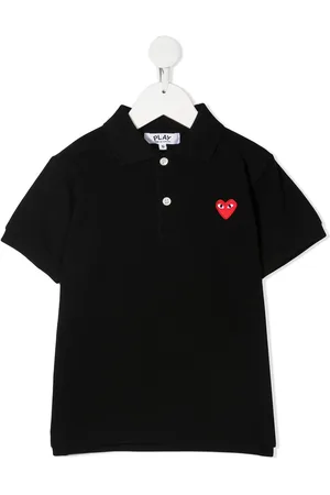 Comme des Garçons Polotrøje med hjerte-logomærke