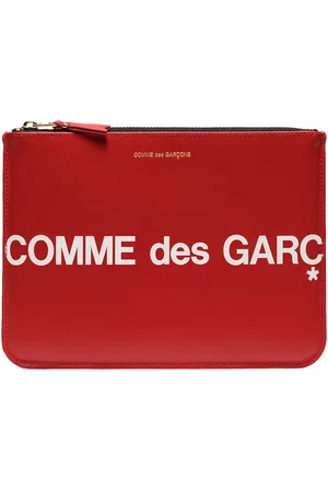 Comme des Garçons Læderpung med logotryk