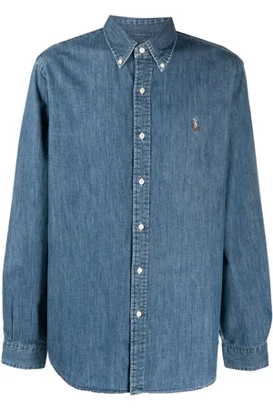 Ralph Lauren Denimskjorte med signatur-pony
