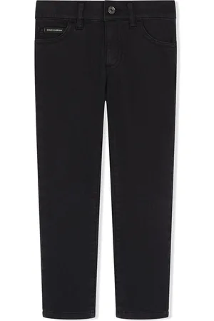 Dolce & Gabbana Skinny-jeans med malet stribe
