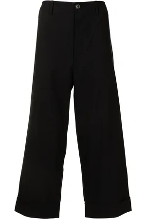 Ports V Cropped bukser med slogan-tryk