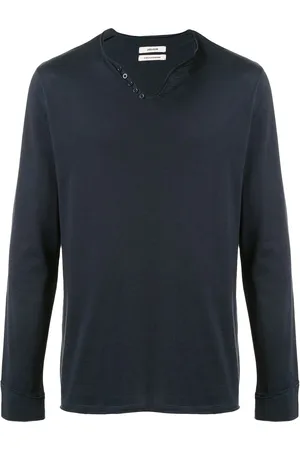 Zadig & Voltaire T-shirt med lange ærmer og V-hals