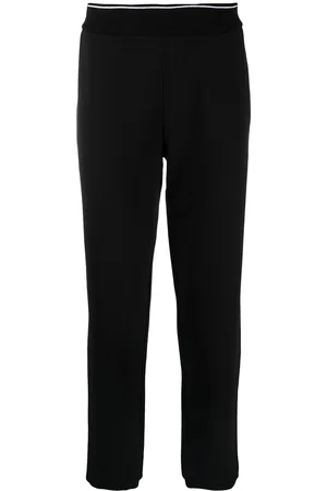 Armani Exchange Joggingbukser med ribbet kant