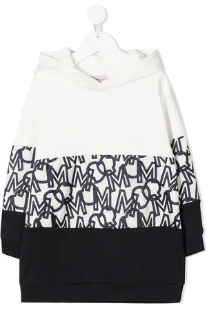 Moncler Kjole med hætte og monogram-panel