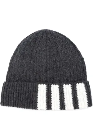 Thom Browne Ribbet 4-Bar-hat i kashmir med striber
