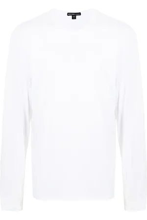 James Perse Luxe Lotus jersey-top med rund hals
